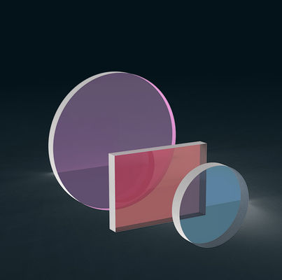 BK7 filtres en verre optiques de 1.5mm à de 300mm, filtre passe-bande à deux bandes