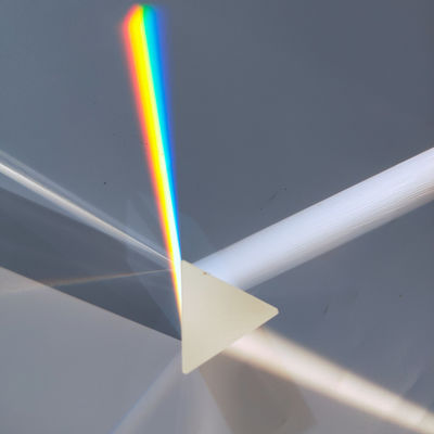 Caf2 prisme en verre optique équilateral Crystal Lenses For Sensor Measurement