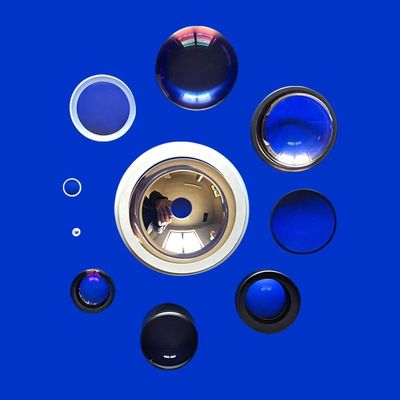 Coupelle réflecteur LED en matériau BK7 personnalisé, diamètre 25 mm et distance focale 150 mm