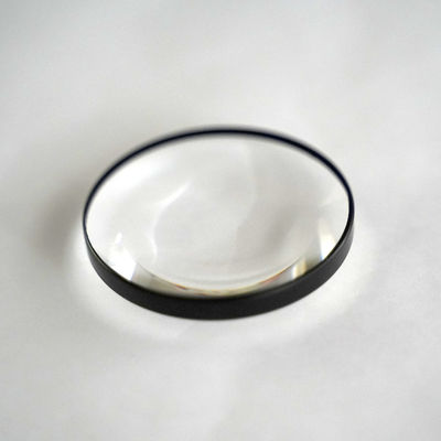 Lentille convexe 250mm plate en verre optique CaF2 de 114mm Plano