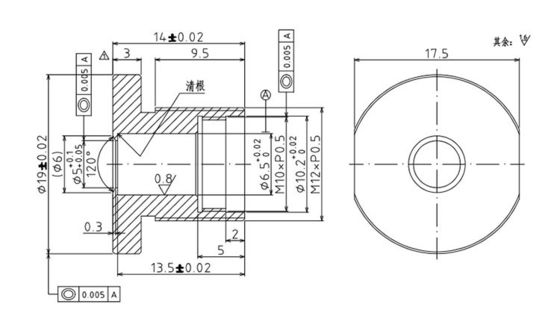 Lentille en gros professionnelle faite sur commande de collimation de laser de représentation de vision d'approvisionnement d'usine