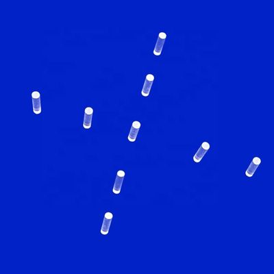 saphir 0.5mm de 10mmx60mm à 50mm Rod Lens For Laser Machine de verre